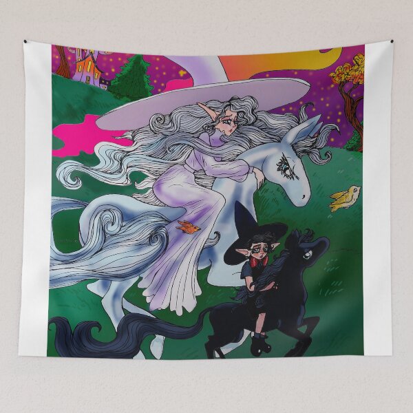 Item preview, Witches and Horses - Witch Mother and Warlock Child designed and sold by Brooksie Fontaine.
