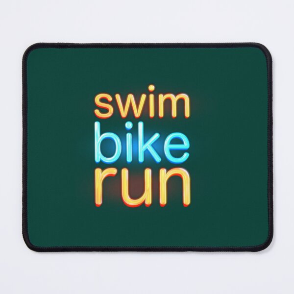 Item preview, Swim Bike Run neon logo   designed and sold by BernardDuncan.