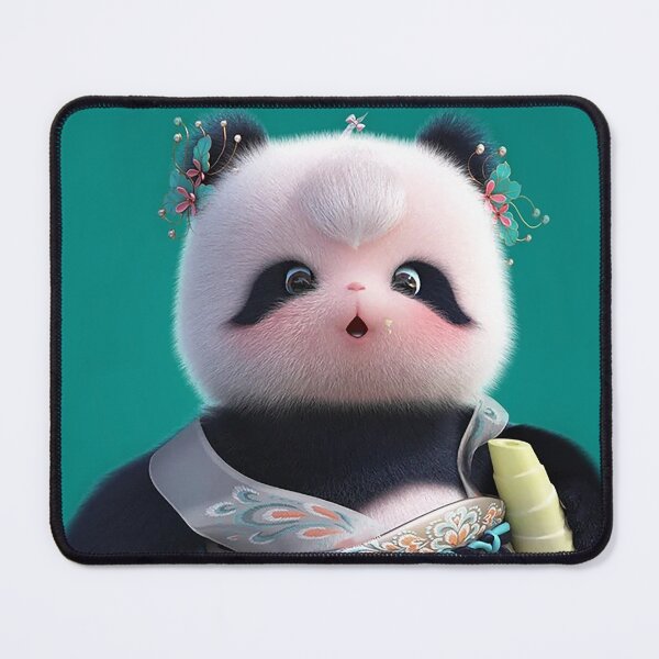 Item preview, The cute little panda likes eating bamboo designed and sold by LeiweiKing.