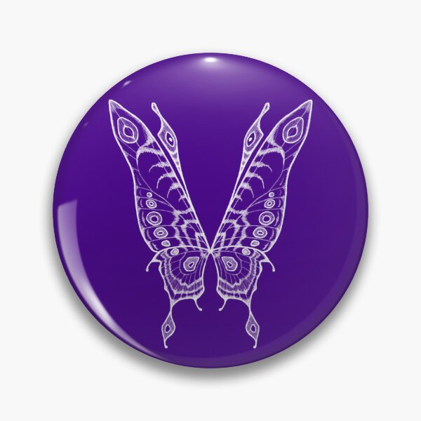 Item preview, Fairy wings (White Linework on Purple) designed and sold by GriffinJDesigns.
