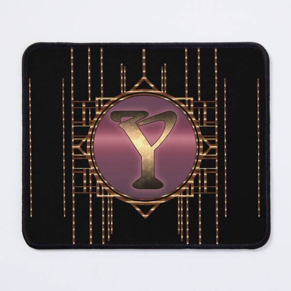 Item preview, Gold monogram Y 20s vintage letters designed and sold by Xarah.
