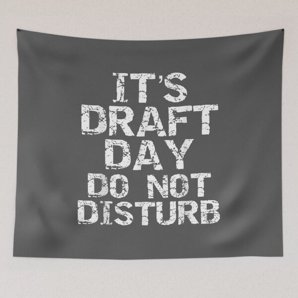 Item preview, Funny Fantasy Football Draft It's Draft Day Do Not Disturb designed and sold by lywiduboho.