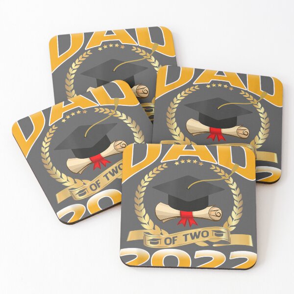 Item preview, Proud Dad Of Two 2022 Graduates Funny Graduation designed and sold by lywiduboho.