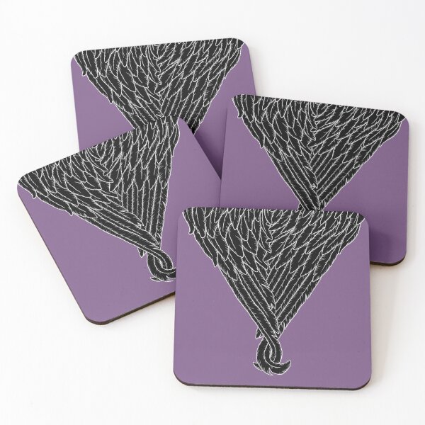 Item preview, Wings (Black Wings on Purple) designed and sold by GriffinJDesigns.