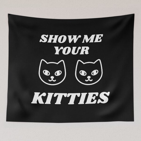 Item preview, Show me your Kitties funny Halloween joke Cats designed and sold by tbunks.
