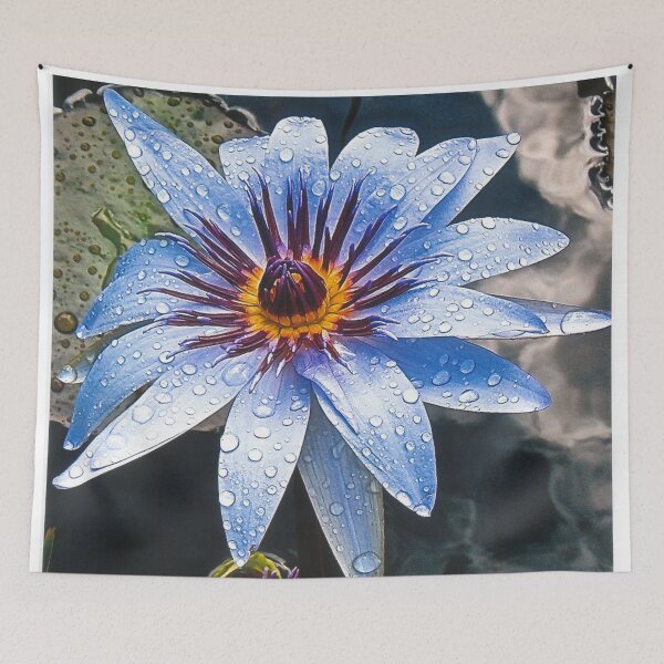 Item preview, Kauai Purple Lily in the Rain designed and sold by eternalissue.