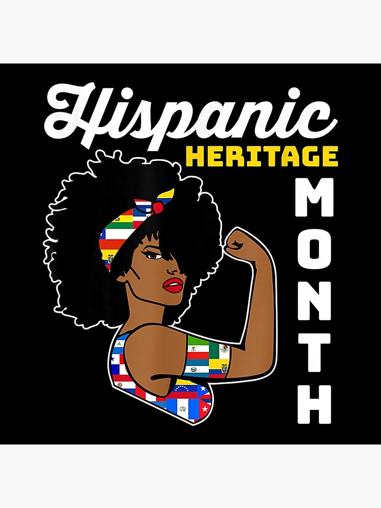 national-hispanic-heritage-month-afro-latina-women-girls-poster-for