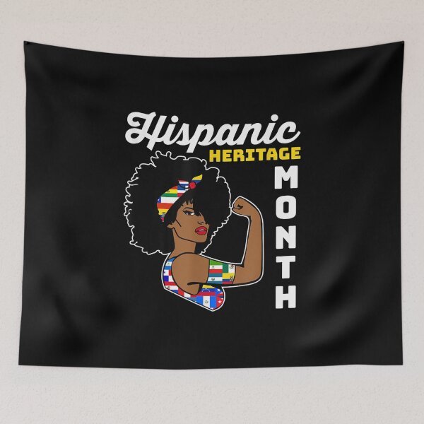 Item preview, National Hispanic Heritage Month Afro Latina Women Girls designed and sold by Ernieaustin.
