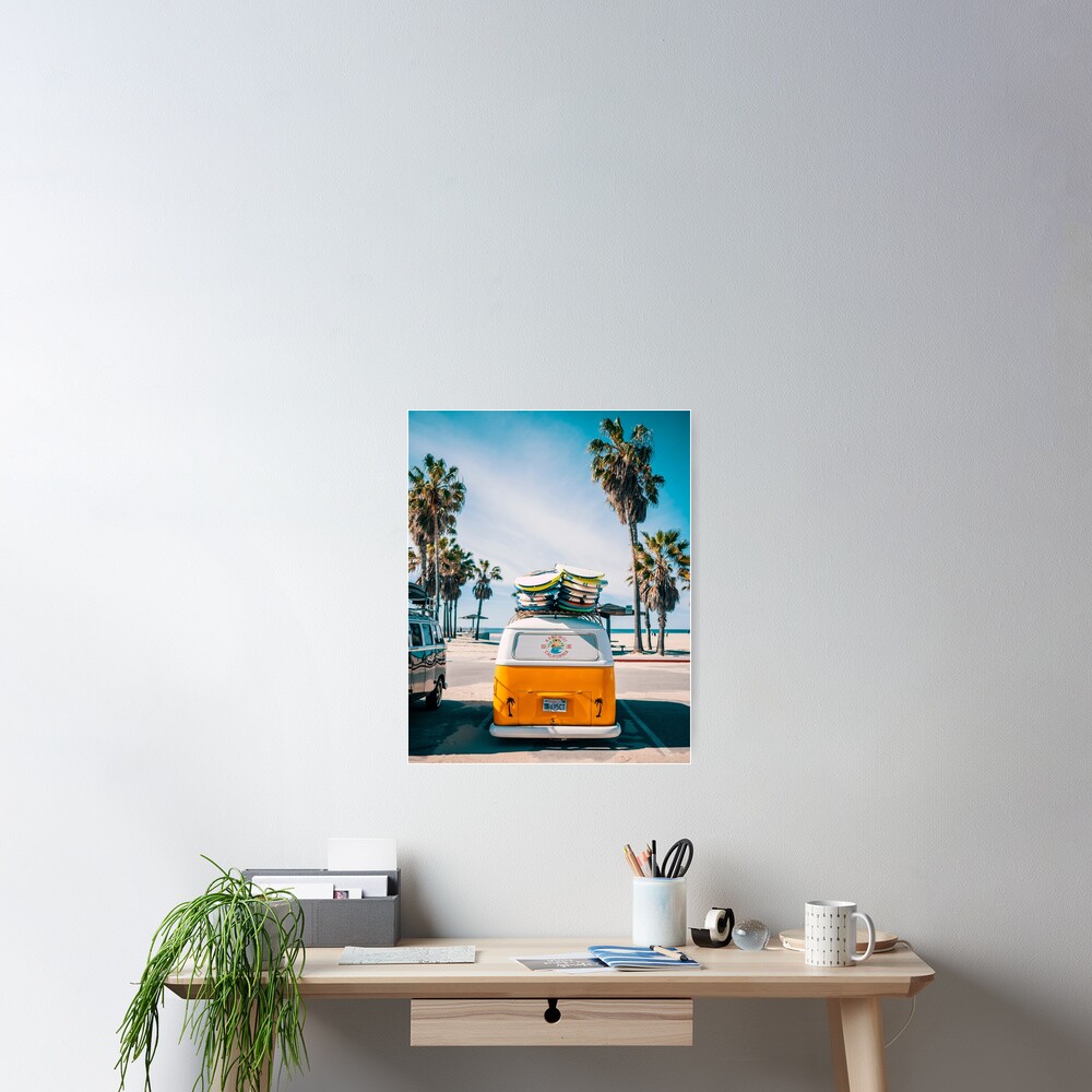 Combi van surf Poster