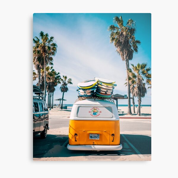 Combi van surf Impression métallique