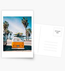 Combi van surf Postcards