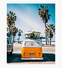 Lámina fotográfica Combi van surf