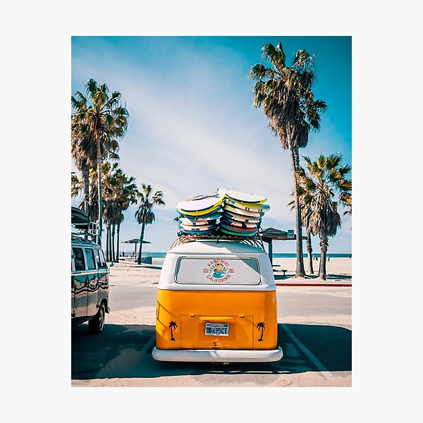 Combi van surf Photographic Print