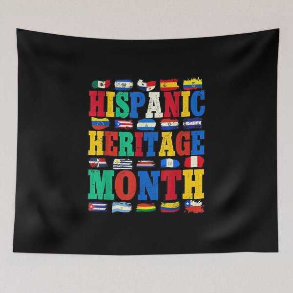 Item preview, Hispanic Heritage Month Flags designed and sold by Ernieaustin.