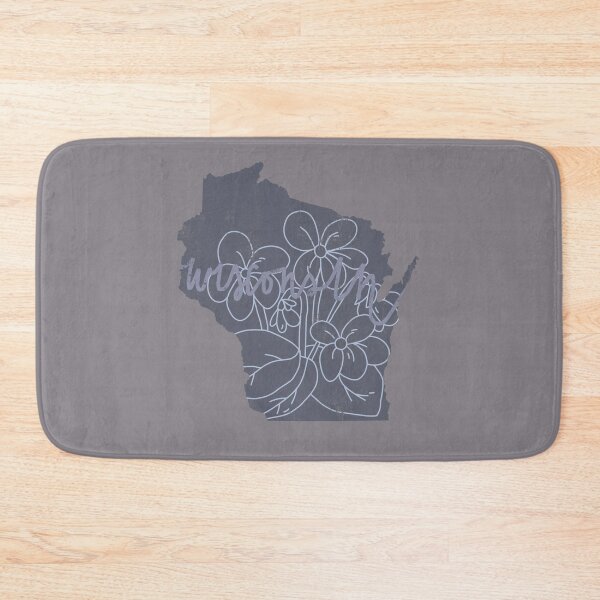 Item preview, Wisconsin With State Flower designed and sold by Sydie Studio.