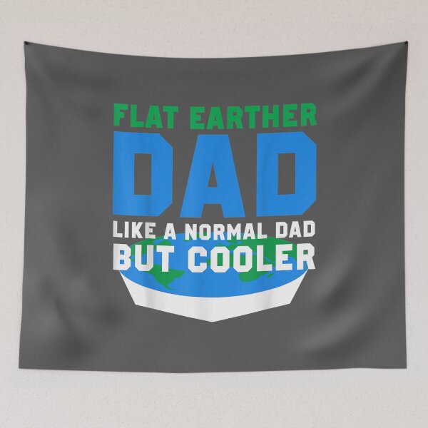 Item preview, Mens Funny Flat Earther Dad designed and sold by lywiduboho.