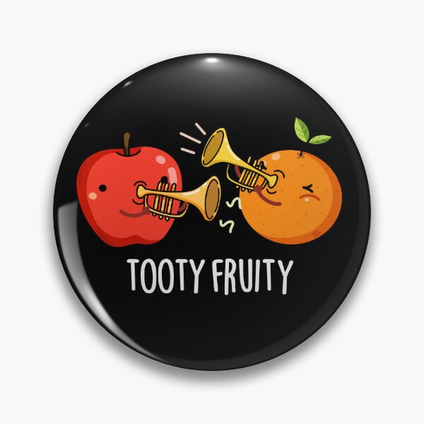 Item preview, Tooty Fruity Musician Funny Fruit Puns (Dark BG) designed and sold by punnybone.