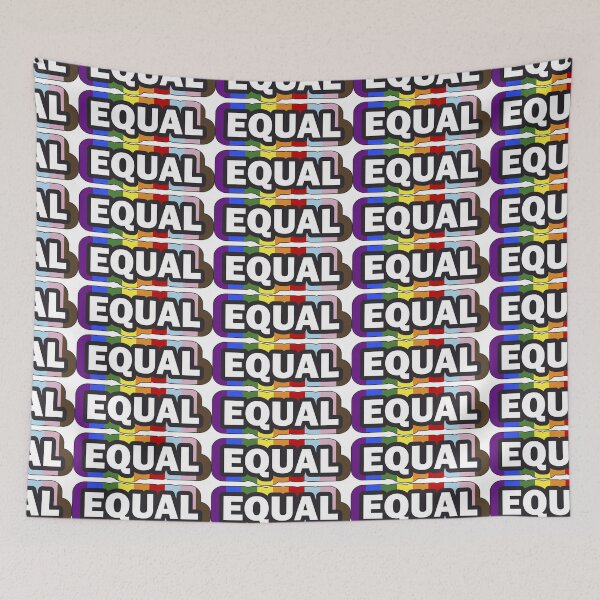 Item preview, Equal LGBT All Flag designed and sold by LGBT-Art-Design.