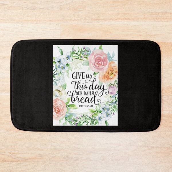 Item preview, Give Us This Day Our Daily Bread  2 BLK designed and sold by Rowena Jones.