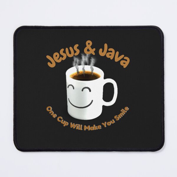 Item preview, Jesu & Java (one cup will make you smile) designed and sold by Tripp Art Studio.