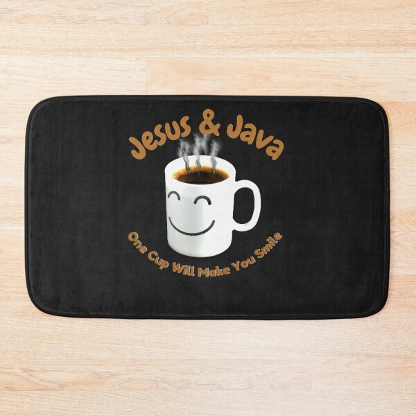 Item preview, Jesu & Java (one cup will make you smile) designed and sold by Tripp Art Studio.