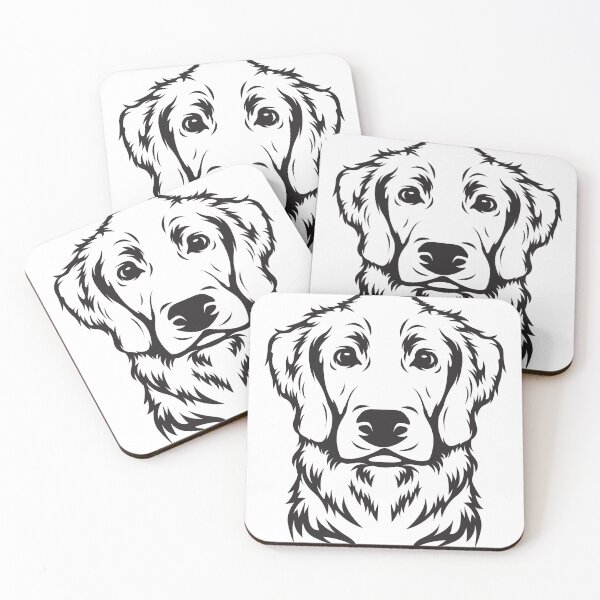 Item preview, Golden Retriever Outline designed and sold by KoalaTee-Design.