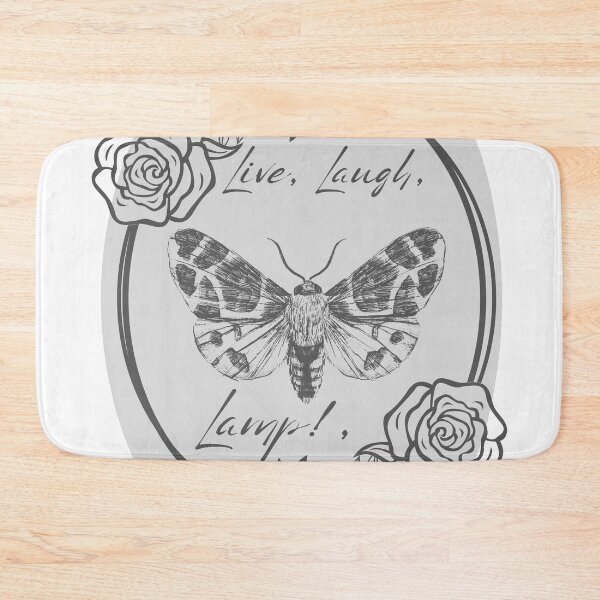 Item preview, live laugh lamp! funny mothman moth Halloween design designed and sold by tbunks.
