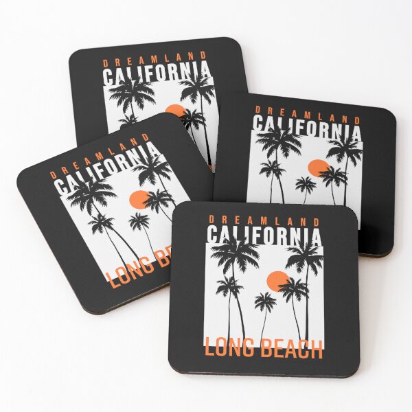 Item preview, Long Beach California Visit Long Beach Retro Vintage Design designed and sold by narekmug.