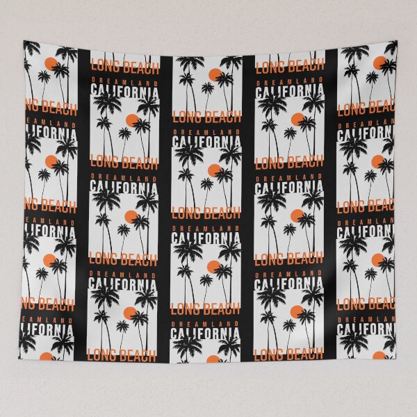 Item preview, Long Beach California Visit Long Beach Retro Vintage Design designed and sold by narekmug.