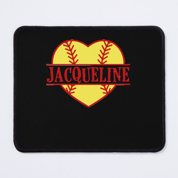 Item preview, Jacqueline Softball Heart Name Fastpitch Player Mom Love design Classic designed and sold by AngelaUnknown.