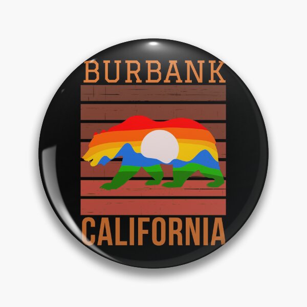 Item preview, Burbank California Retro Design Vintage designed and sold by narekmug.