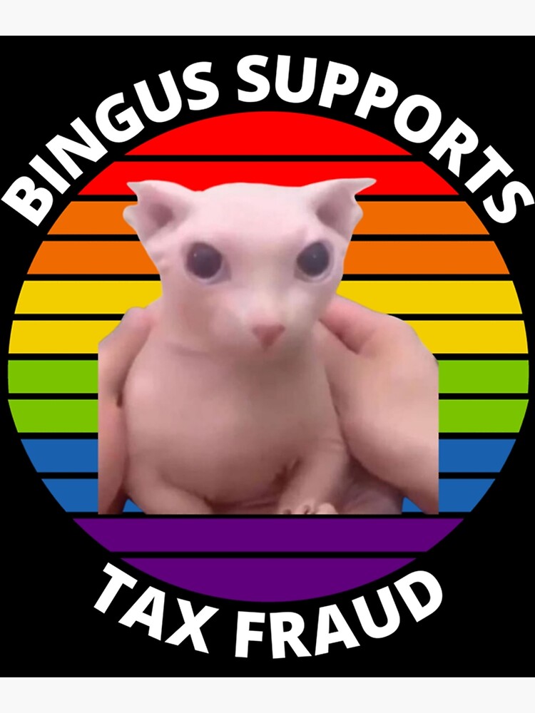 &ldquo;Bingus My Beloved Sphinx Cat Meme " Poster for Sale by TheValkyries09