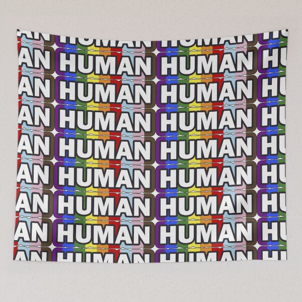 Item preview, Human LGBT All Flag designed and sold by LGBT-Art-Design.