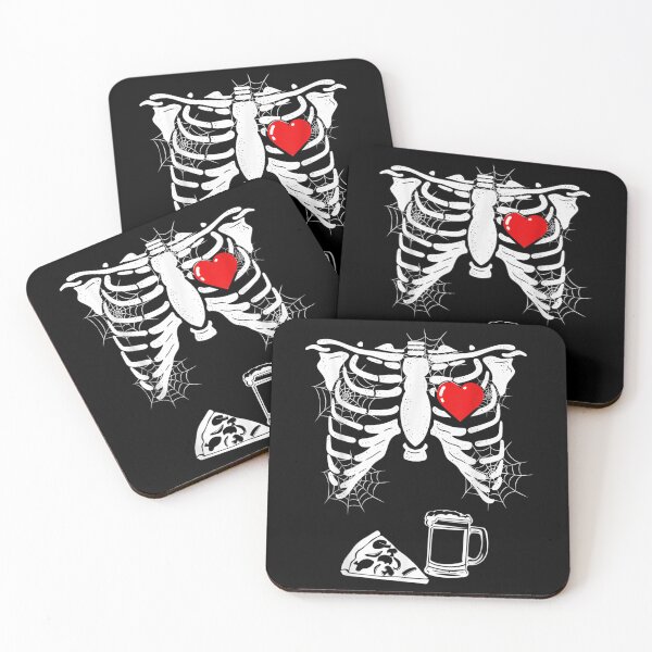 Item preview, Funny Skeleton Heart Ribcage Xray Beer Halloween Pregnancy designed and sold by Ralphreid.
