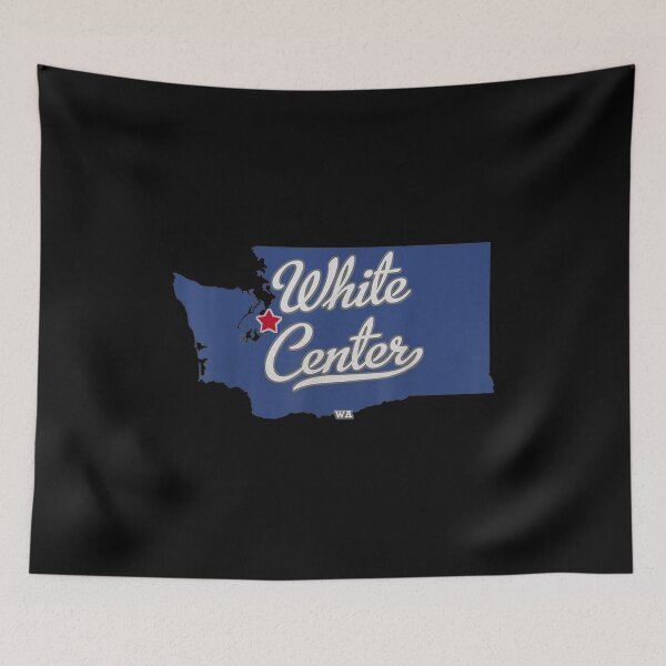 Item preview, White Center Washington WA Map designed and sold by Ralphreid.