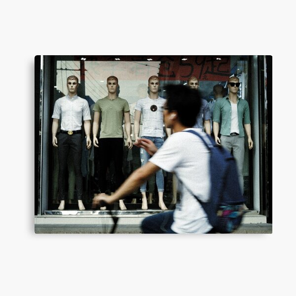 Five Guys in Shanghai Canvas Print