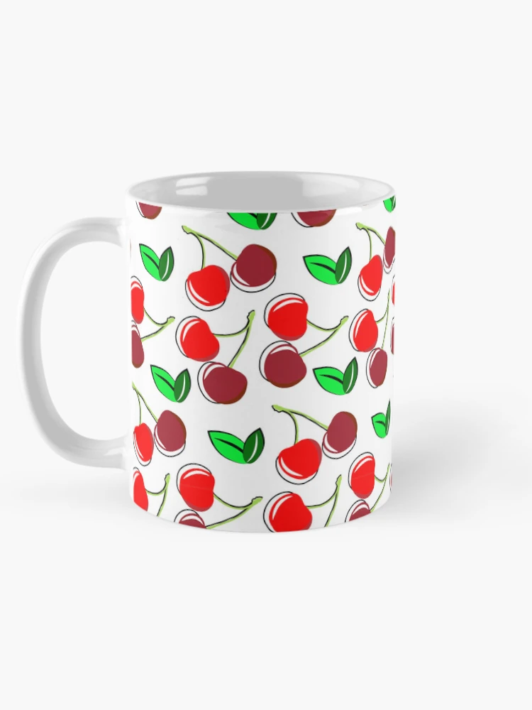 Thumbnail 5 of 6, Coffee Mug, Sweet cherry pattern designed and sold by DynamicPatterns.