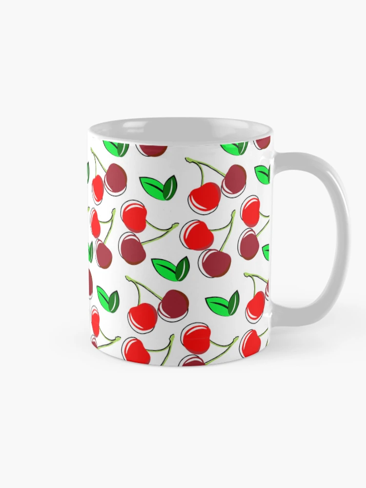 Thumbnail 3 of 6, Coffee Mug, Sweet cherry pattern designed and sold by DynamicPatterns.