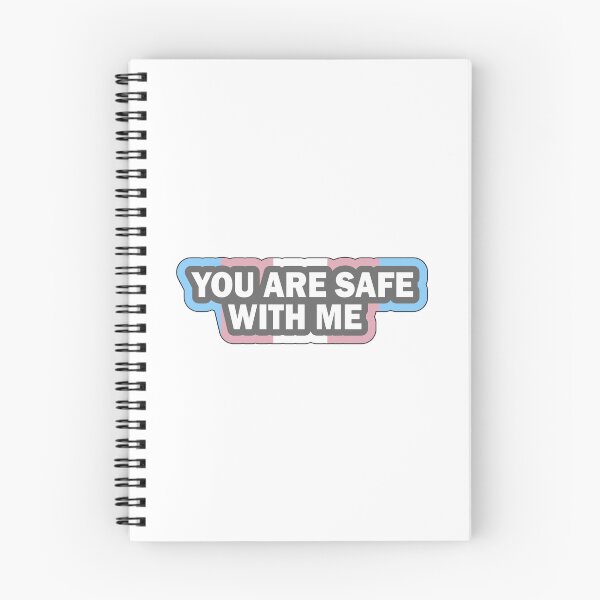 Item preview, You are Safe With Me LGBT Transgender designed and sold by LGBT-Art-Design.