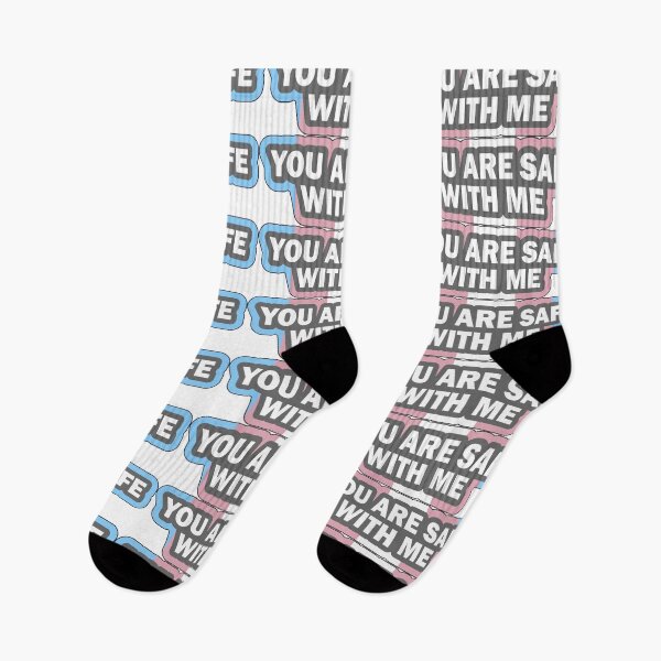 Item preview, You are Safe With Me LGBT Transgender designed and sold by LGBT-Art-Design.