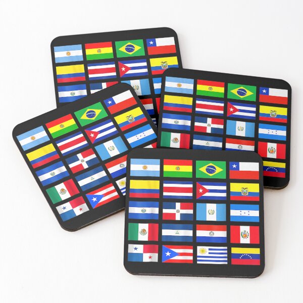 Item preview, Vintage Latin American Flags Hispanic Heritage Month designed and sold by Ernieaustin.