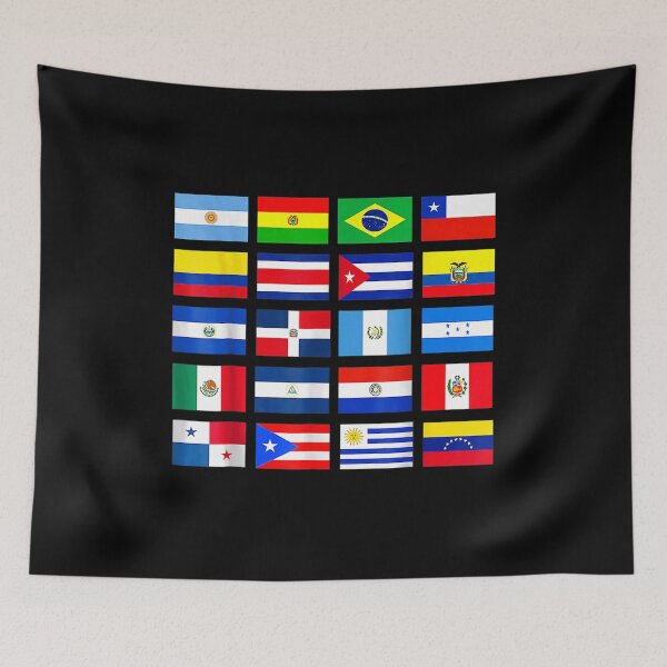 Item preview, Vintage Latin American Flags Hispanic Heritage Month designed and sold by Ernieaustin.