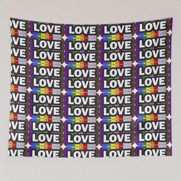 Item preview, Love is Love LGBT All Flag designed and sold by LGBT-Art-Design.