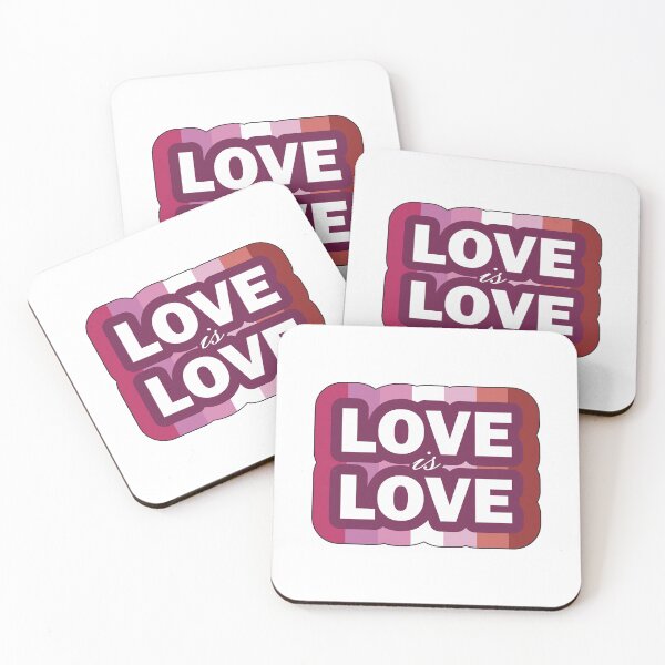 Item preview, Love is Love LGBT Lesbian designed and sold by LGBT-Art-Design.