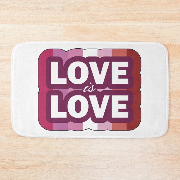 Item preview, Love is Love LGBT Lesbian designed and sold by LGBT-Art-Design.