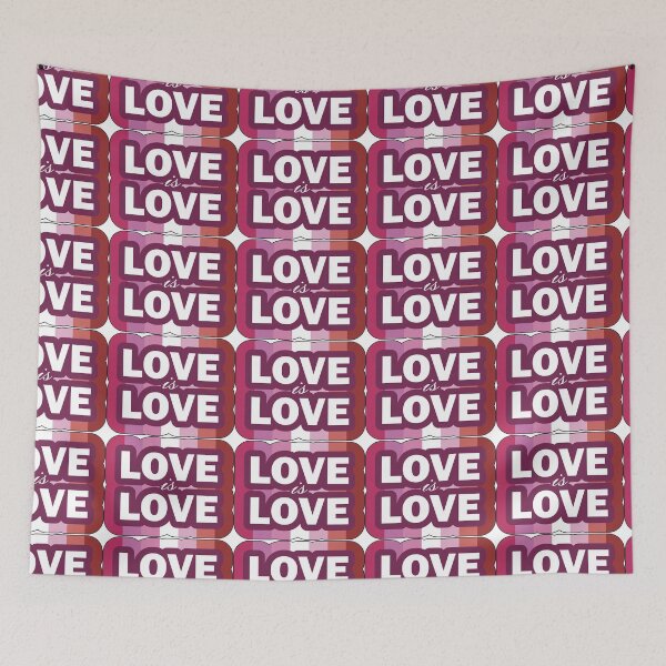 Item preview, Love is Love LGBT Lesbian designed and sold by LGBT-Art-Design.