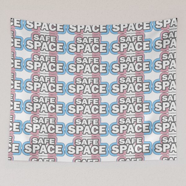 Item preview, Safe Space LGBT Transgender designed and sold by LGBT-Art-Design.