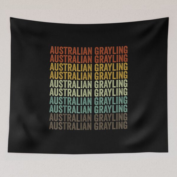 Item preview, Australian Grayling Fish Retro designed and sold by Ralphreid.