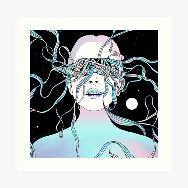 I See My Dreams and Memories Collide Art Print
