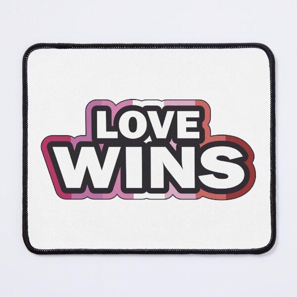 Item preview, Love Wins LGBT Lesbian designed and sold by LGBT-Art-Design.